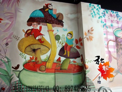 唐山墙绘|唐山家装彩绘|唐山墙体彩绘